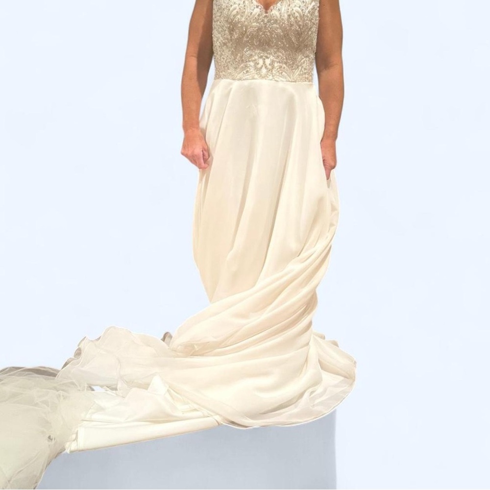 Mori Lee Cream Wedding Dress